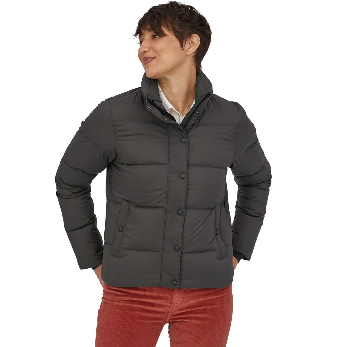 Image of Patagonia Silent Down Jacket - Women's Black, XS