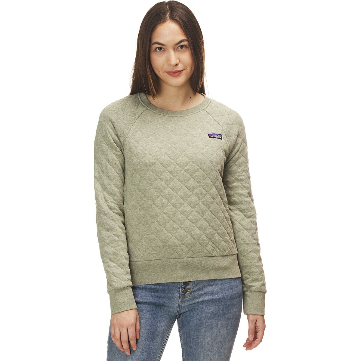 patagonia women's cotton quilt crew pullover