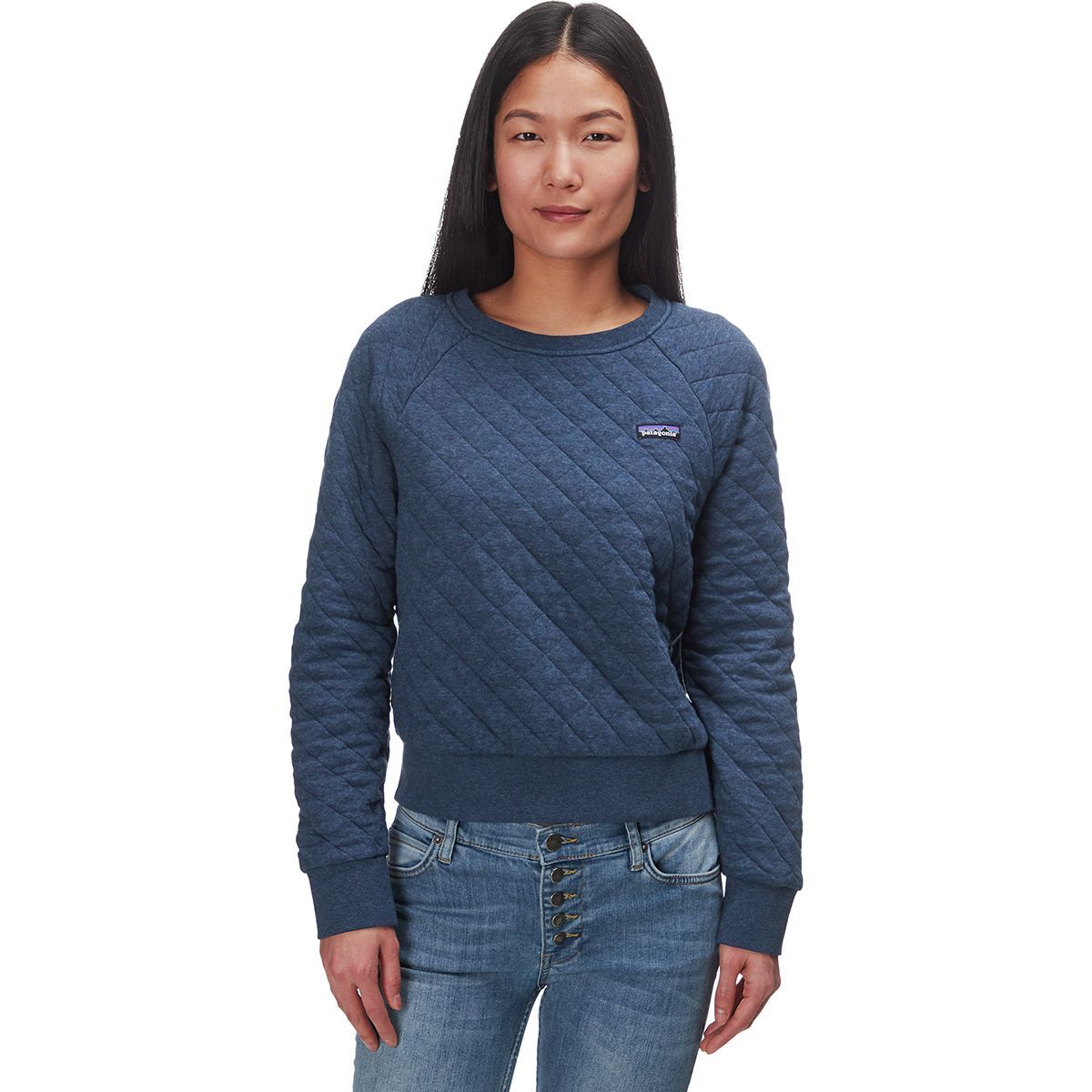 patagonia women's cotton quilt crew pullover
