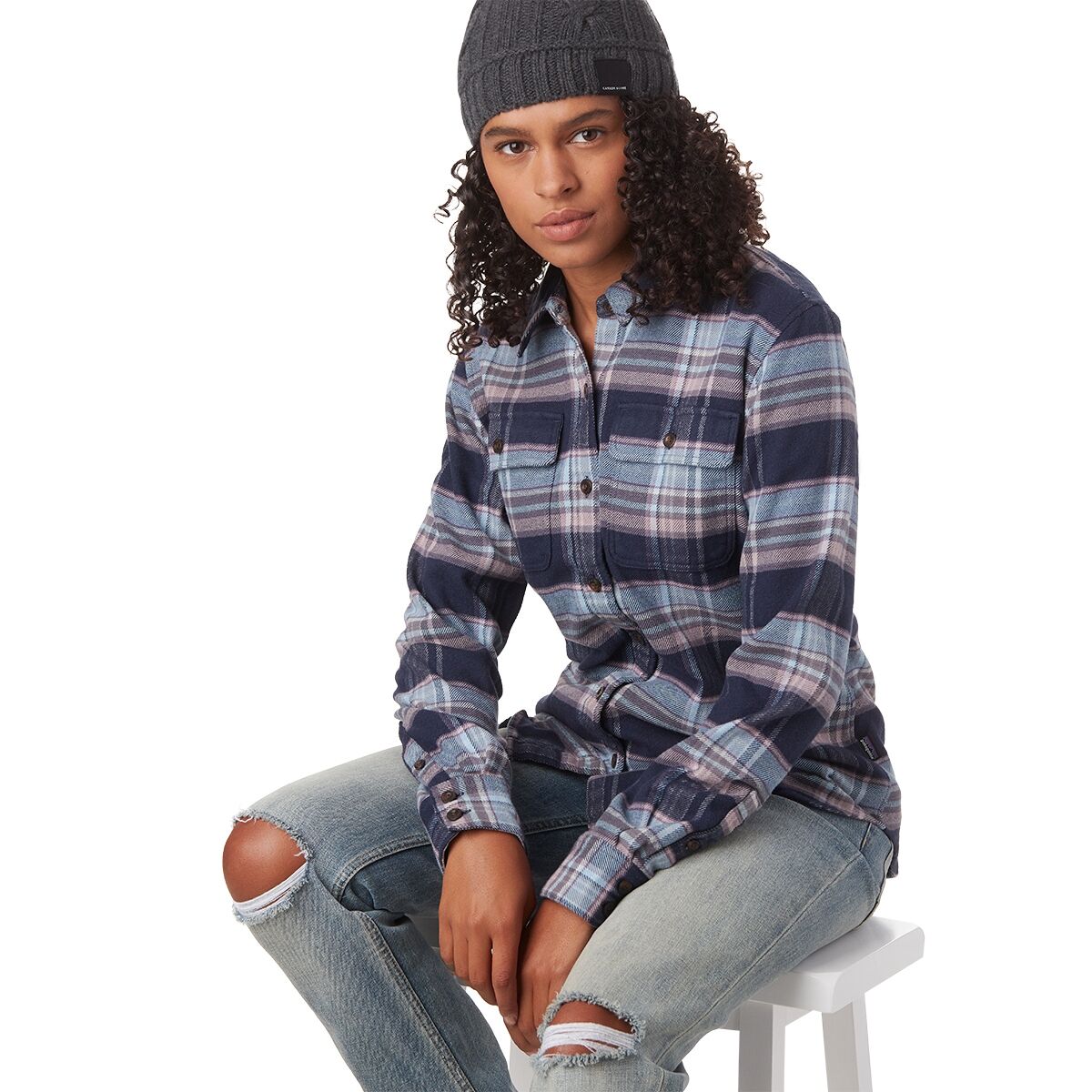 Fjord Long-Sleeve Flannel Shirt - Women