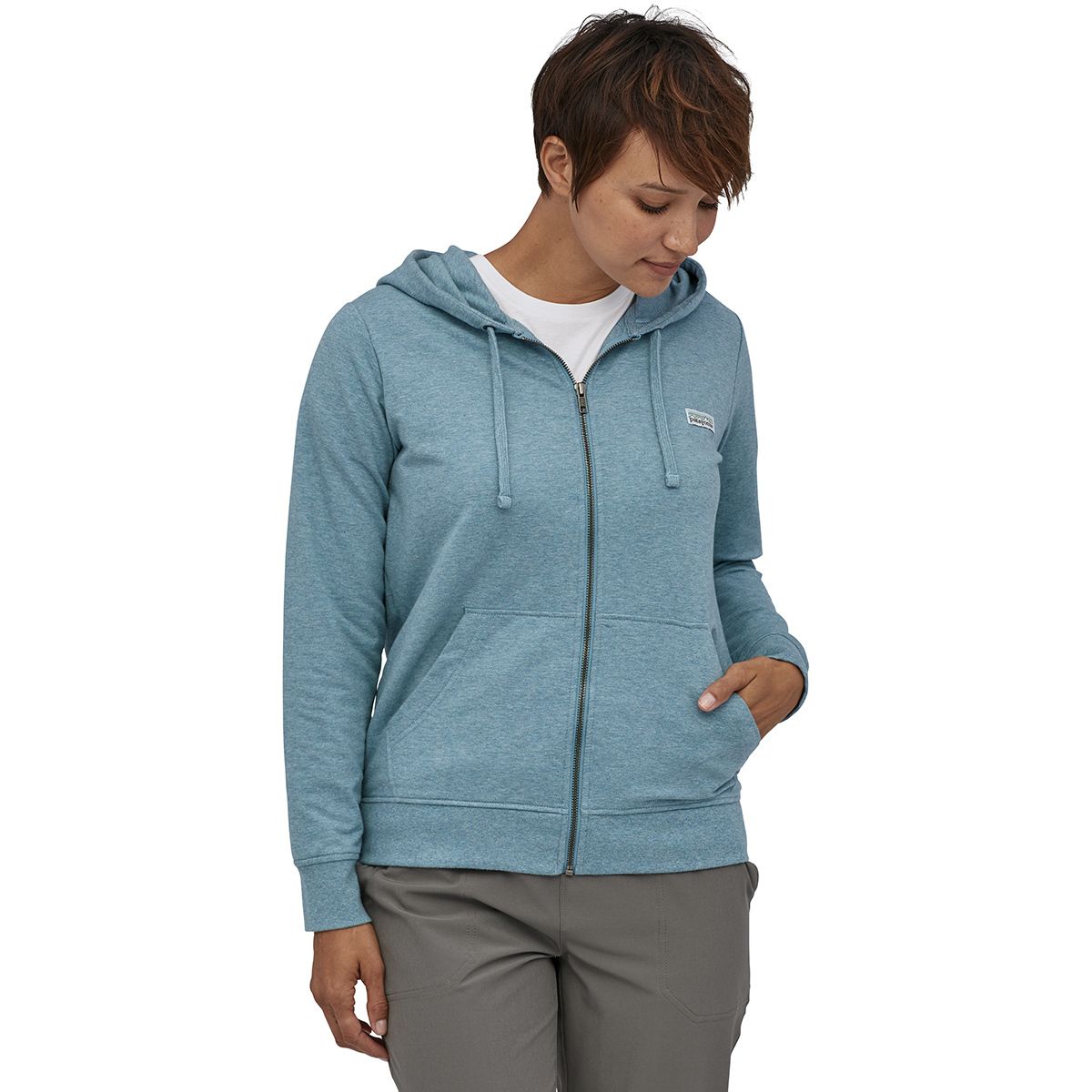 Patagonia Pastel P-6 Label Ahnya Full-Zip Hoodie - Women's - Clothing