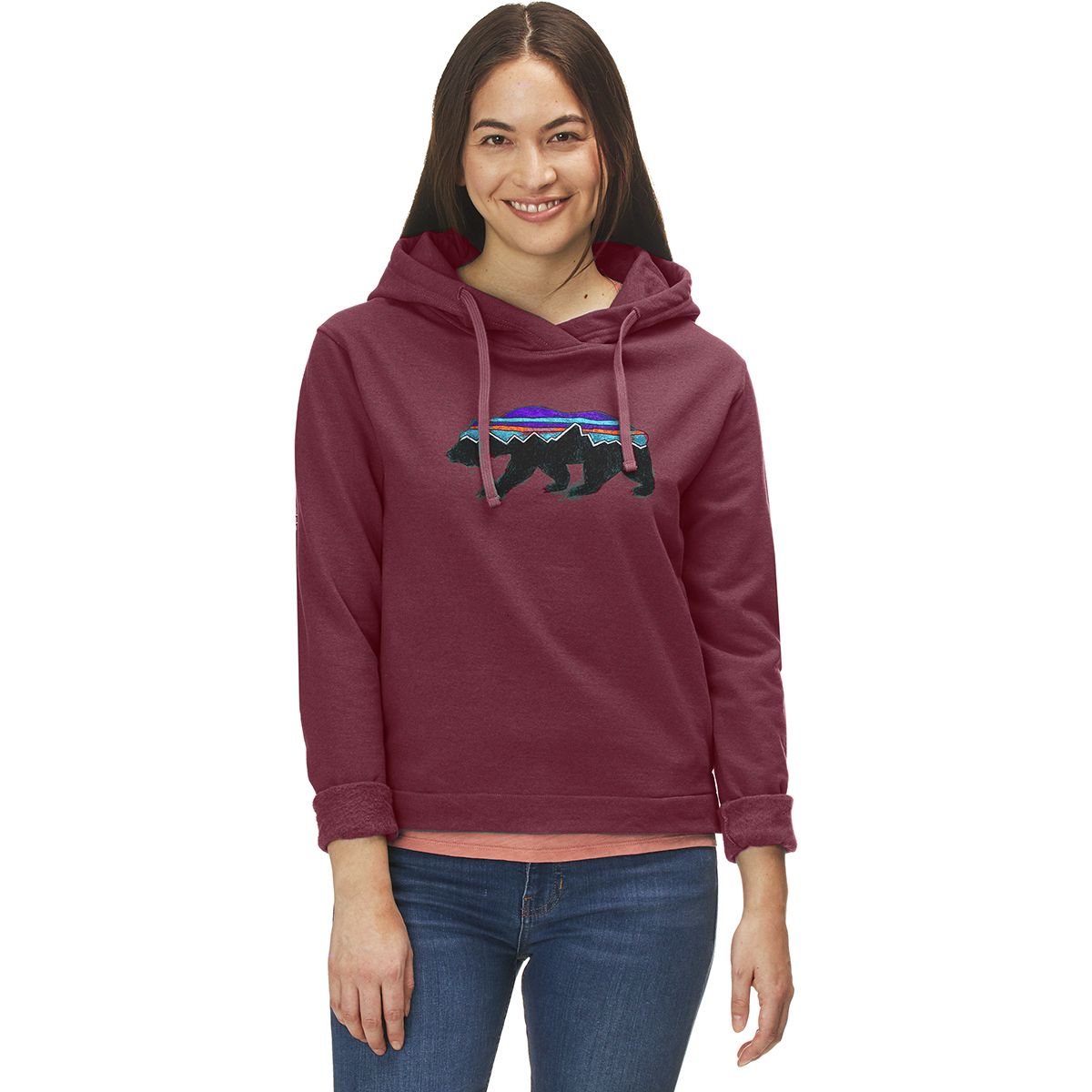 patagonia fitz roy bear hoodie