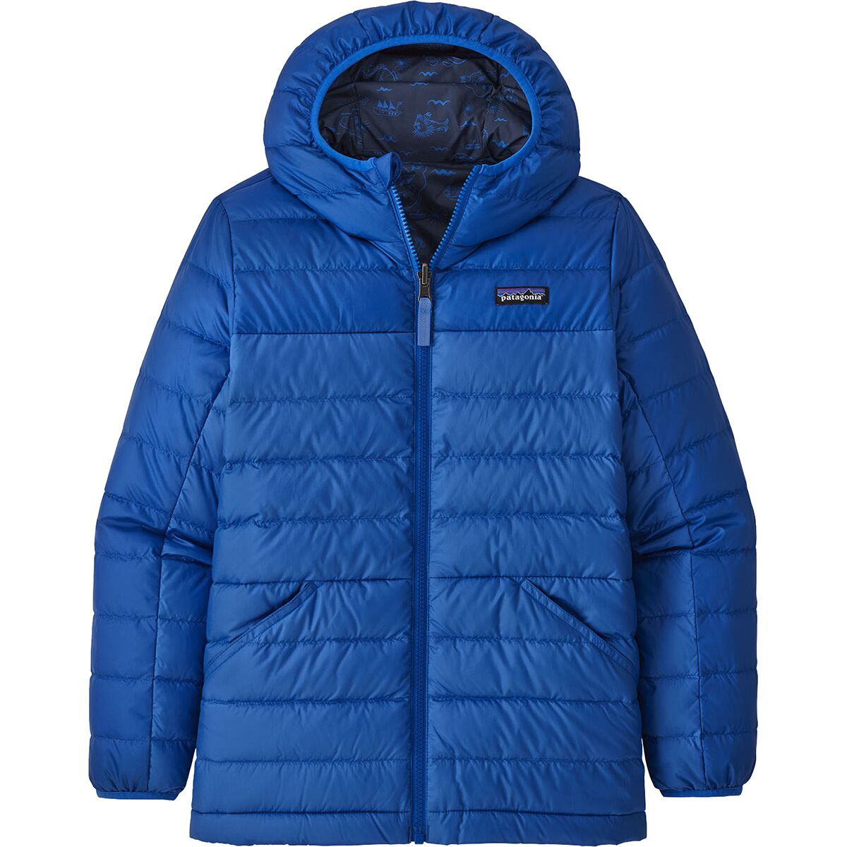 Patagonia Reversible Down Hooded Sweater - Boys'