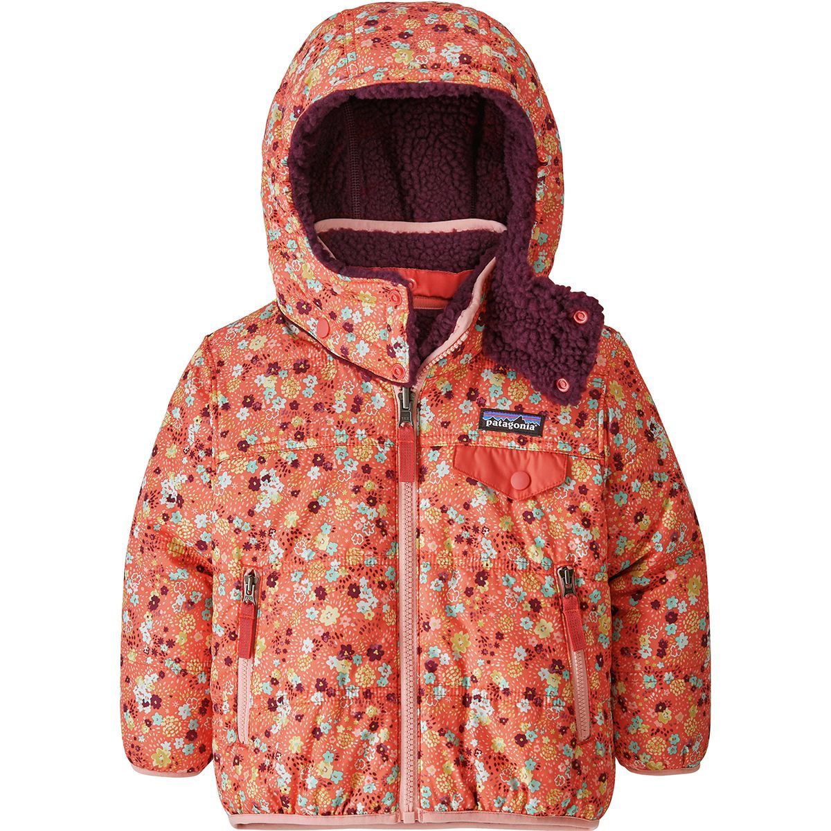 baby reversible tribbles hoody patagonia