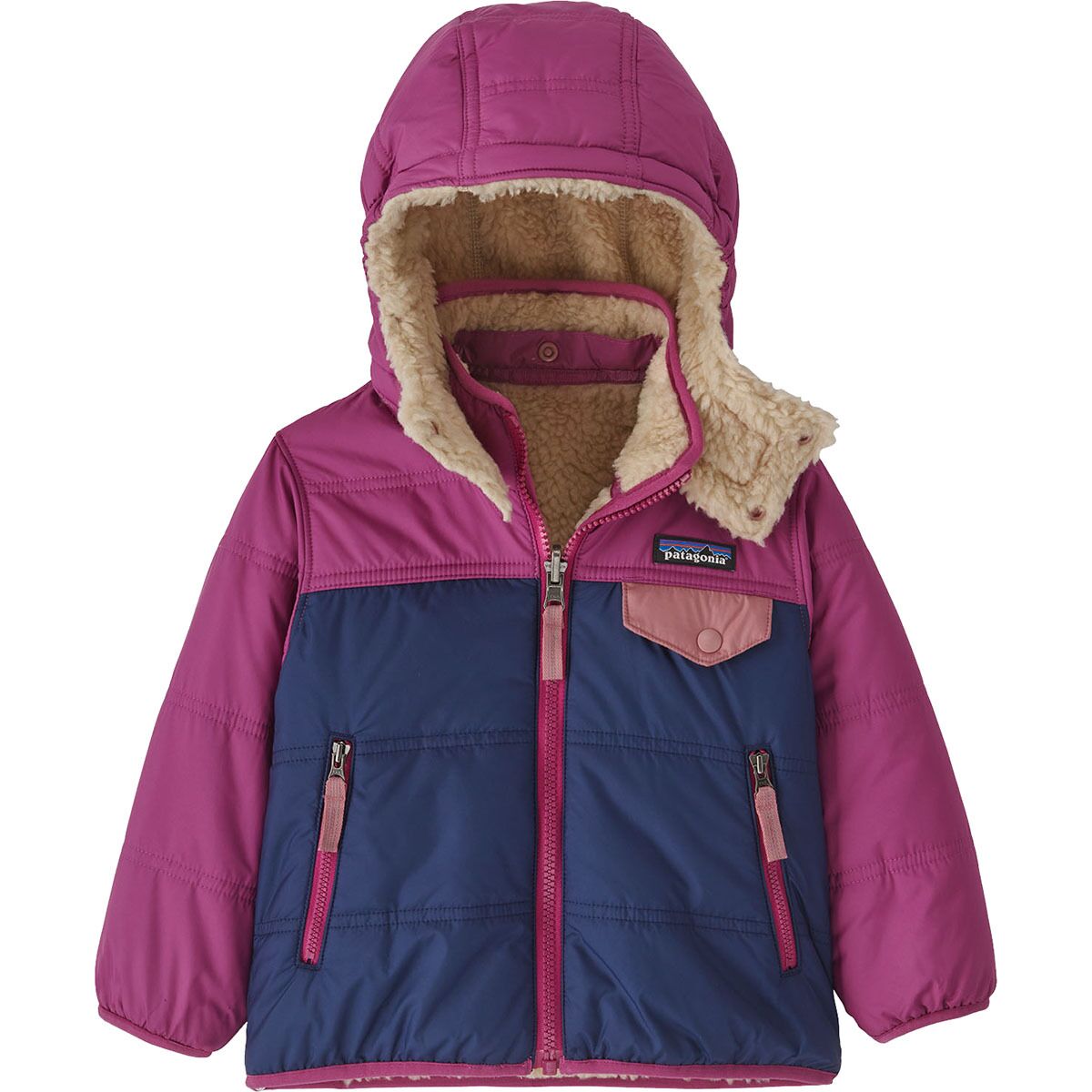 Patagonia Reversible Tribbles Hooded Jacket - Toddler Girls'