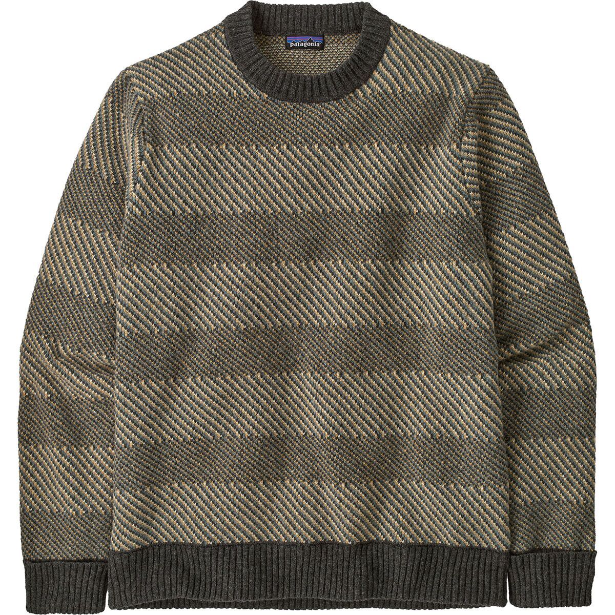 Image of Patagonia Recycled Wool Sweater - Men's Longshore: Forge Grey, S