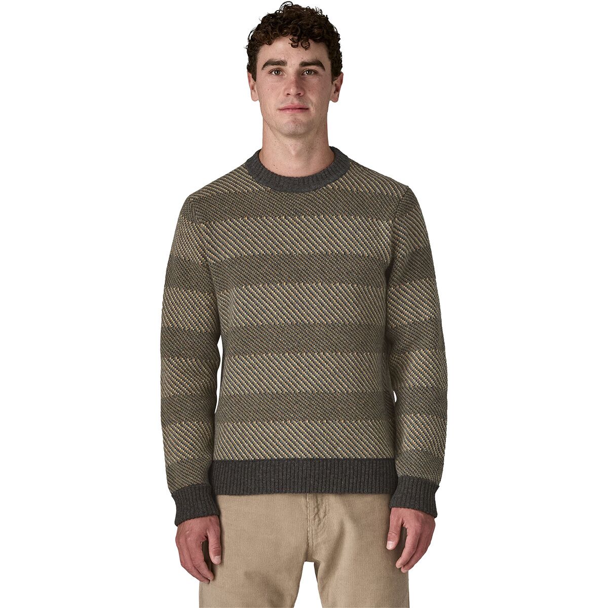 Image of Patagonia Recycled Wool Sweater - Men's Longshore: Forge Grey, M