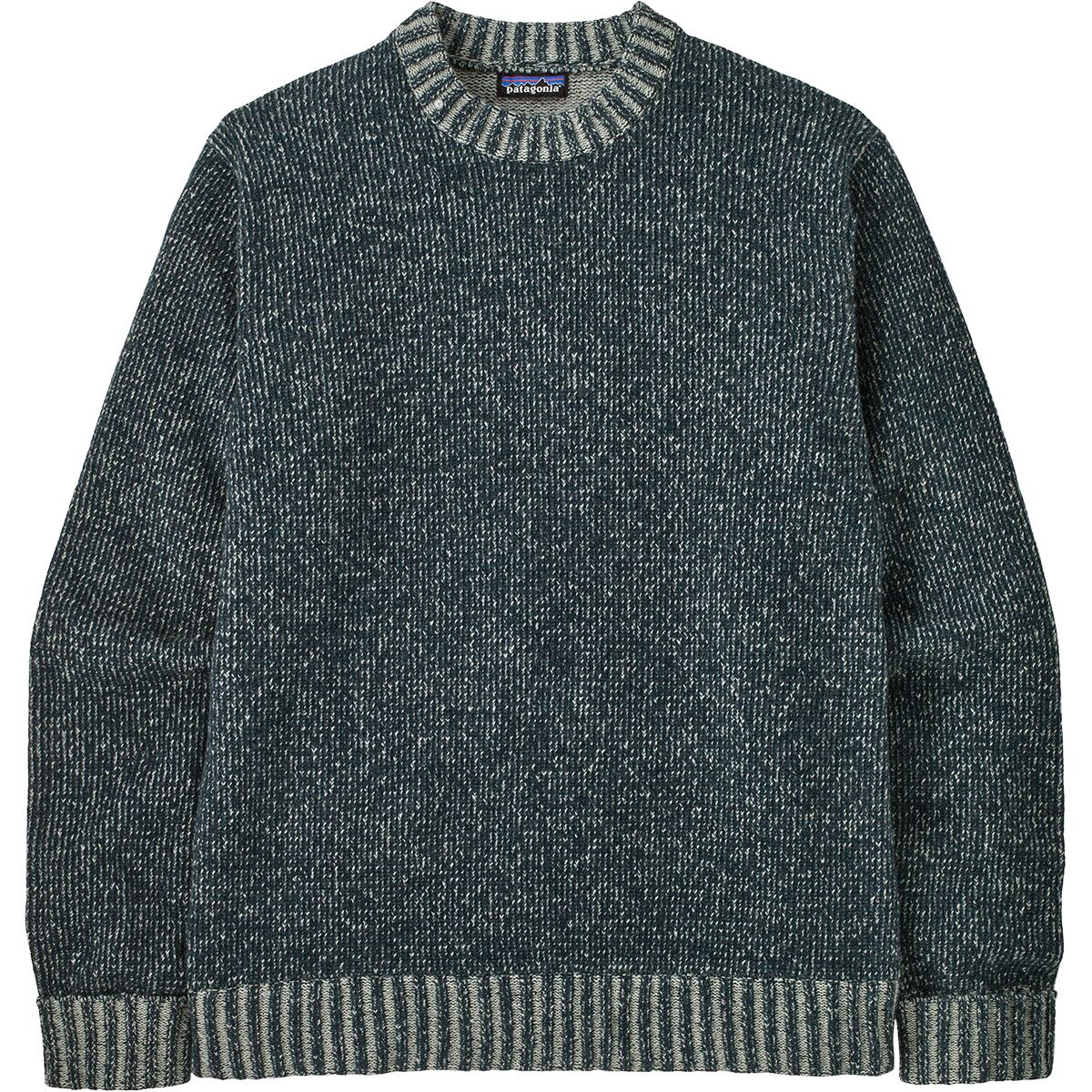 Image of Patagonia Recycled Wool Sweater - Men's Marlie/Summit Blue, M