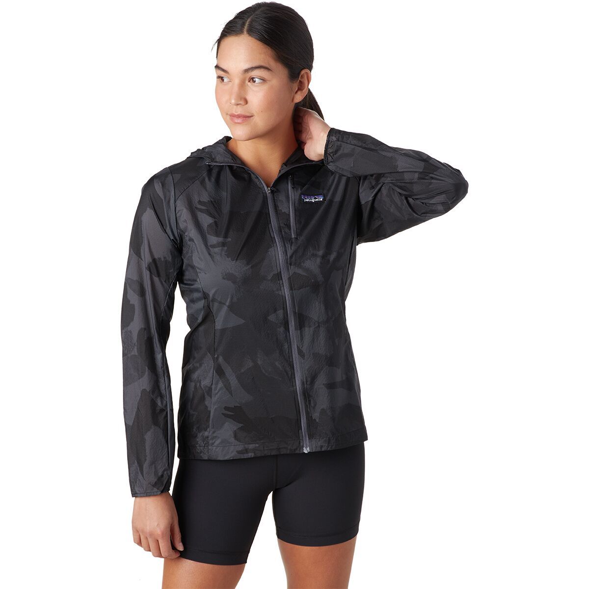 Patagonia Houdini Jacket - Women's Painted Fields Big/Black, XXL