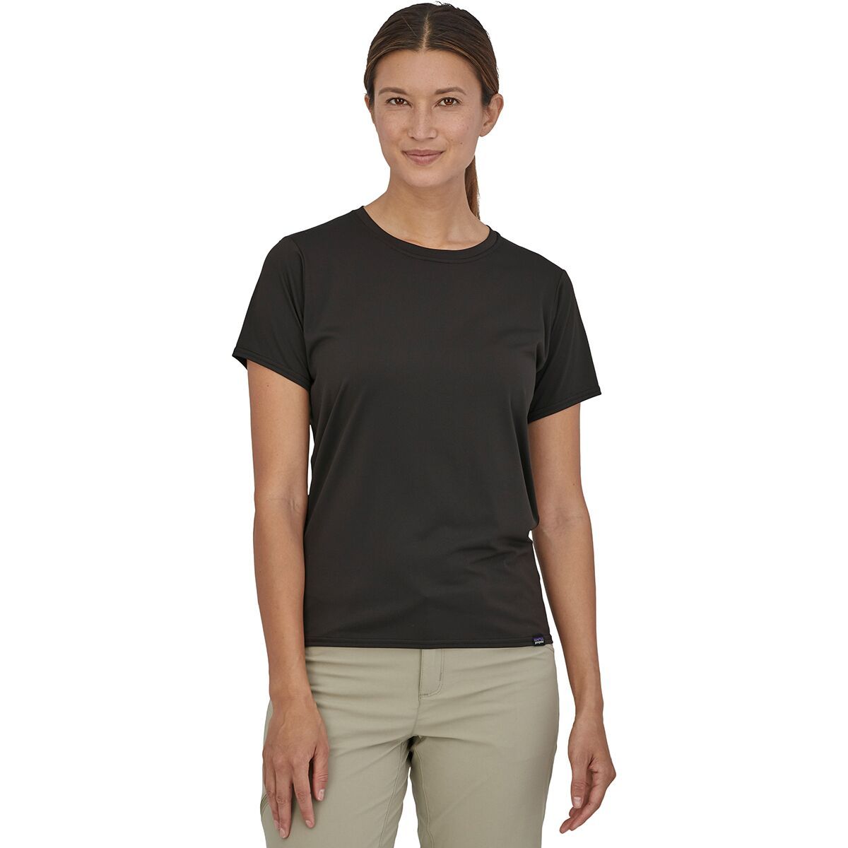 Patagonia Capilene Cool Daily Short-Sleeve Shirt - Women's Black, XS