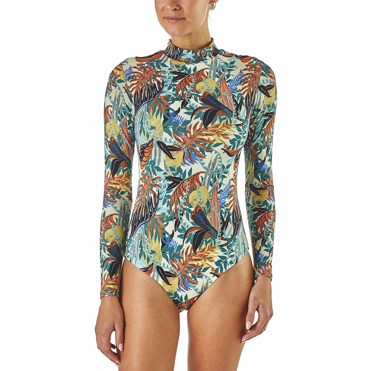 Swell Seeker Long-Sleeve One-Piece Swimsuit - Women