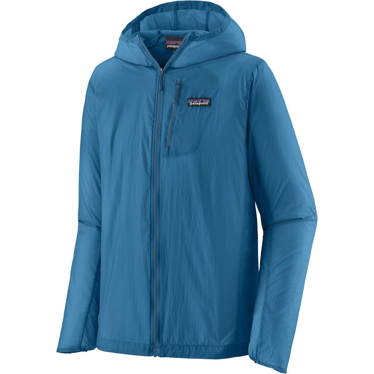 Image of Patagonia Houdini Full-Zip Jacket - Men's Aquatic Blue, S