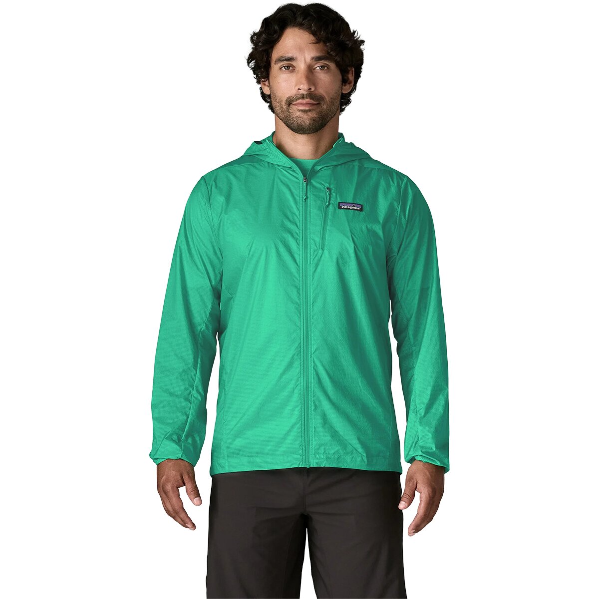 Image of Patagonia Houdini Full-Zip Jacket - Men's Aqua Stone, XL