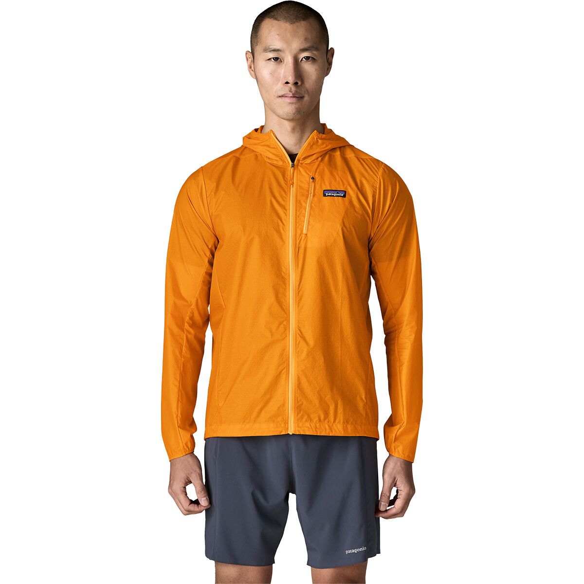 Image of Patagonia Houdini Full-Zip Jacket - Men's Autumn Orange, XXL