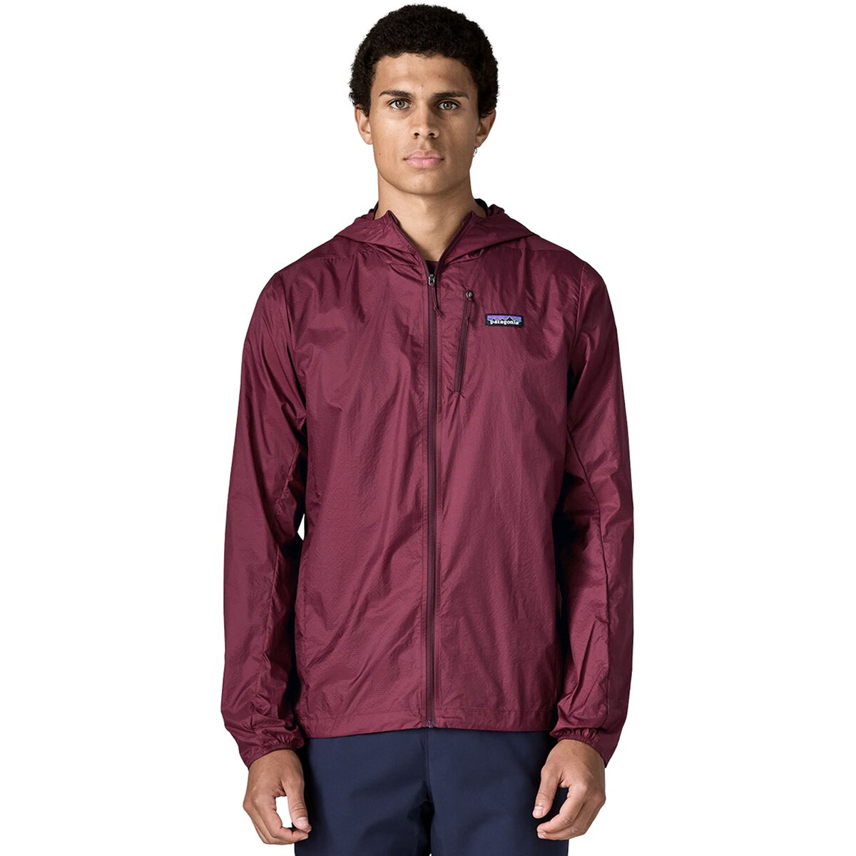 Image of Patagonia Houdini Full-Zip Jacket - Men's Berry Fig, L