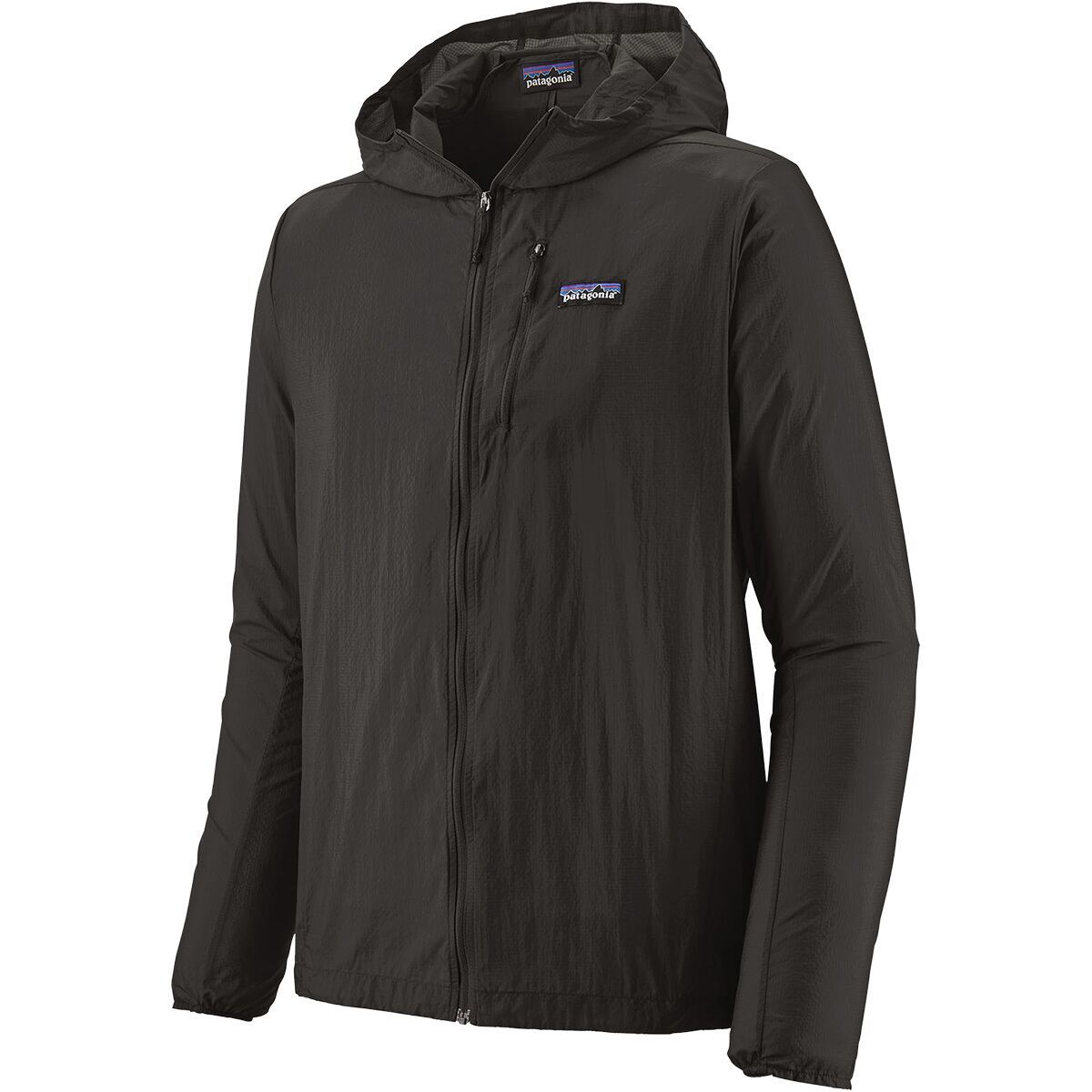 Image of Patagonia Houdini Full-Zip Jacket - Men's Black/Black, XXL