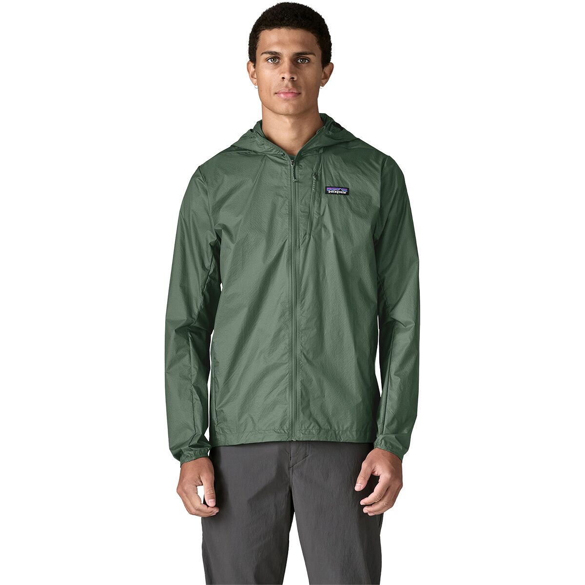 Image of Patagonia Houdini Full-Zip Jacket - Men's Canopy Green, L