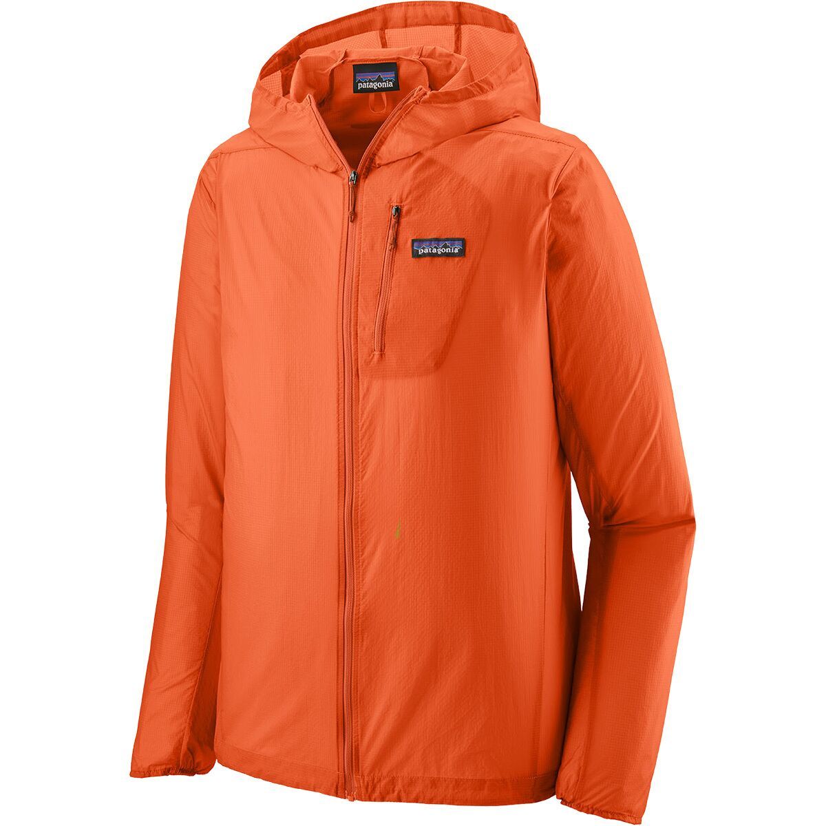 Image of Patagonia Houdini Full-Zip Jacket - Men's Coal Orange, M