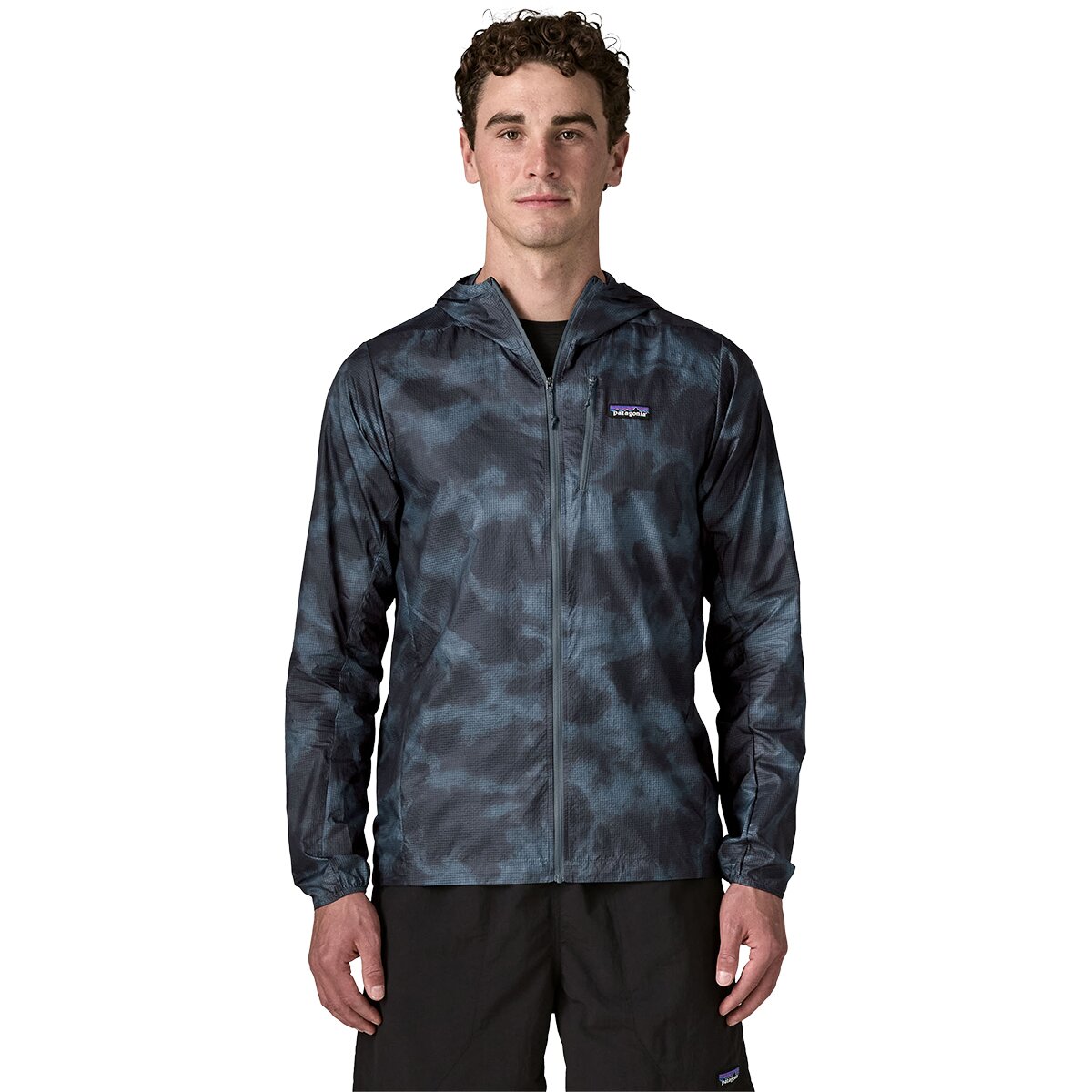 Image of Patagonia Houdini Full-Zip Jacket - Men's Sastrugi/Summit Blue, XL
