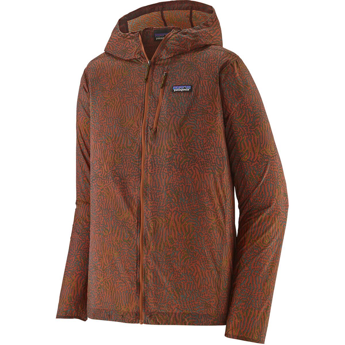 Image of Patagonia Houdini Full-Zip Jacket - Men's Sea Run: Robin Brown, L