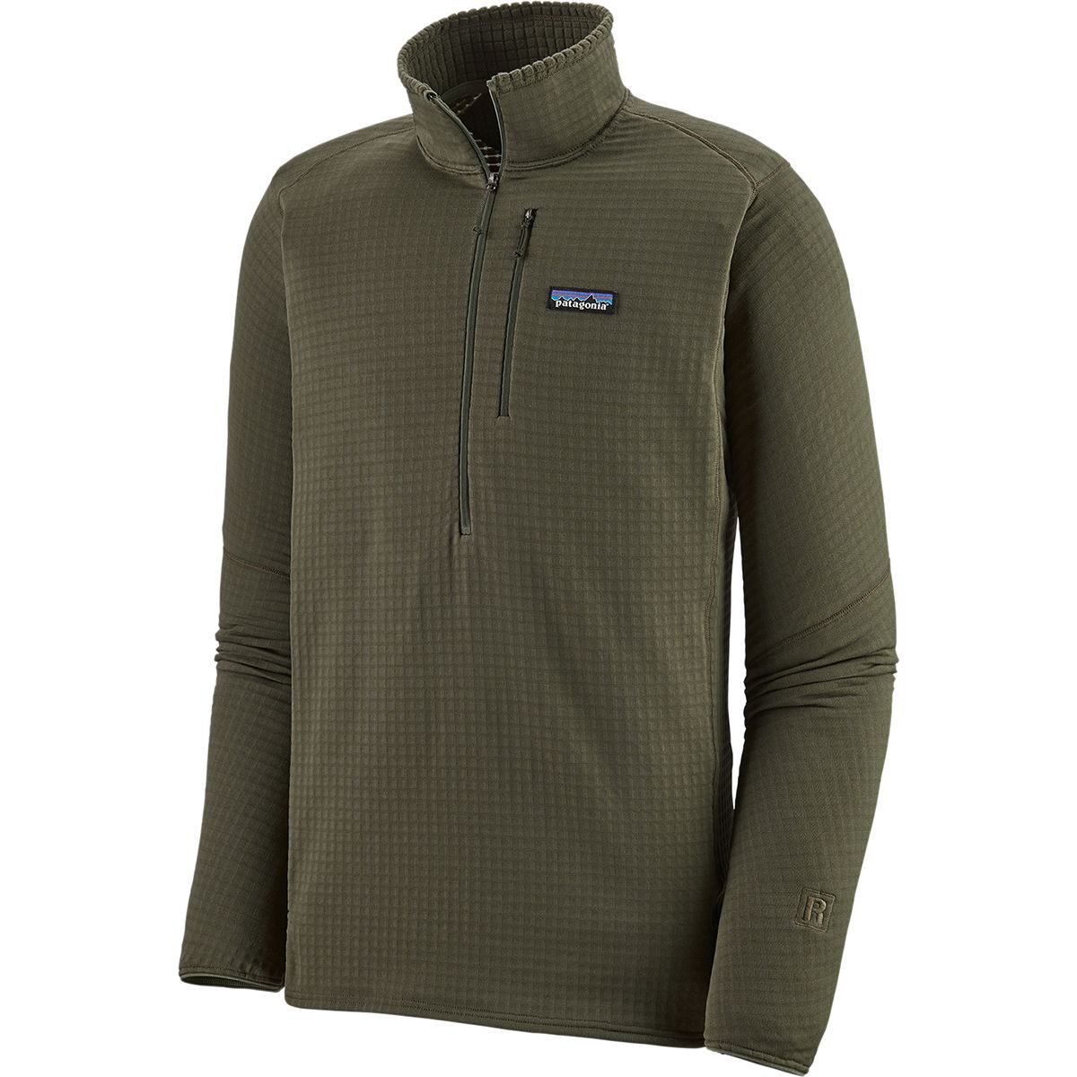 Patagonia R1 Fleece 1/2-Zip Pullover - Men's Industrial Green, XS