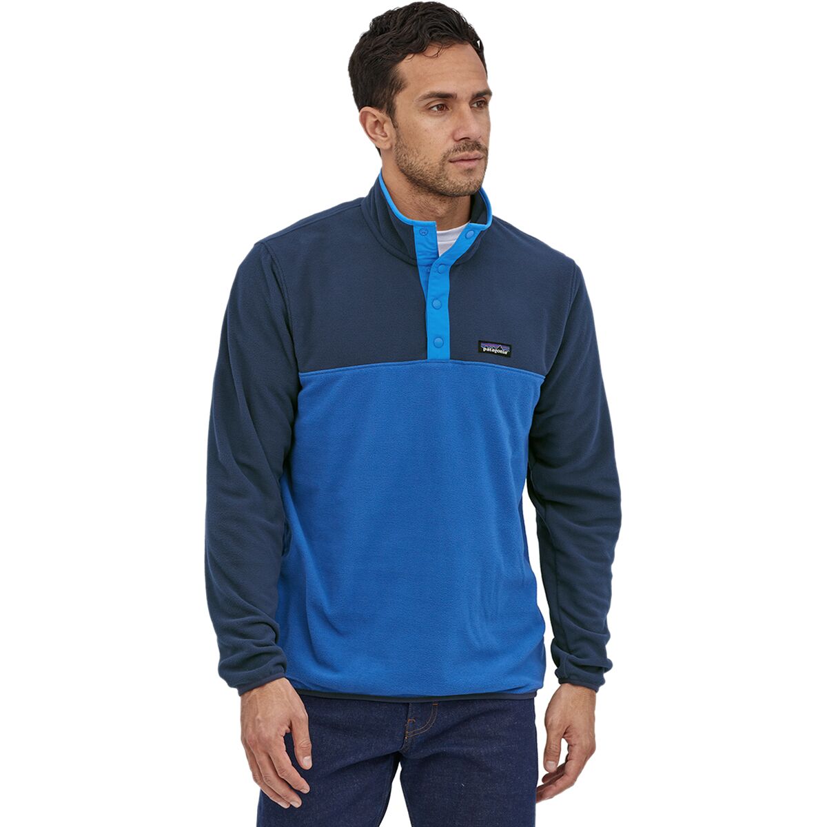 Patagonia Men's Micro D Snap-T Pullover - Superior Blue,M