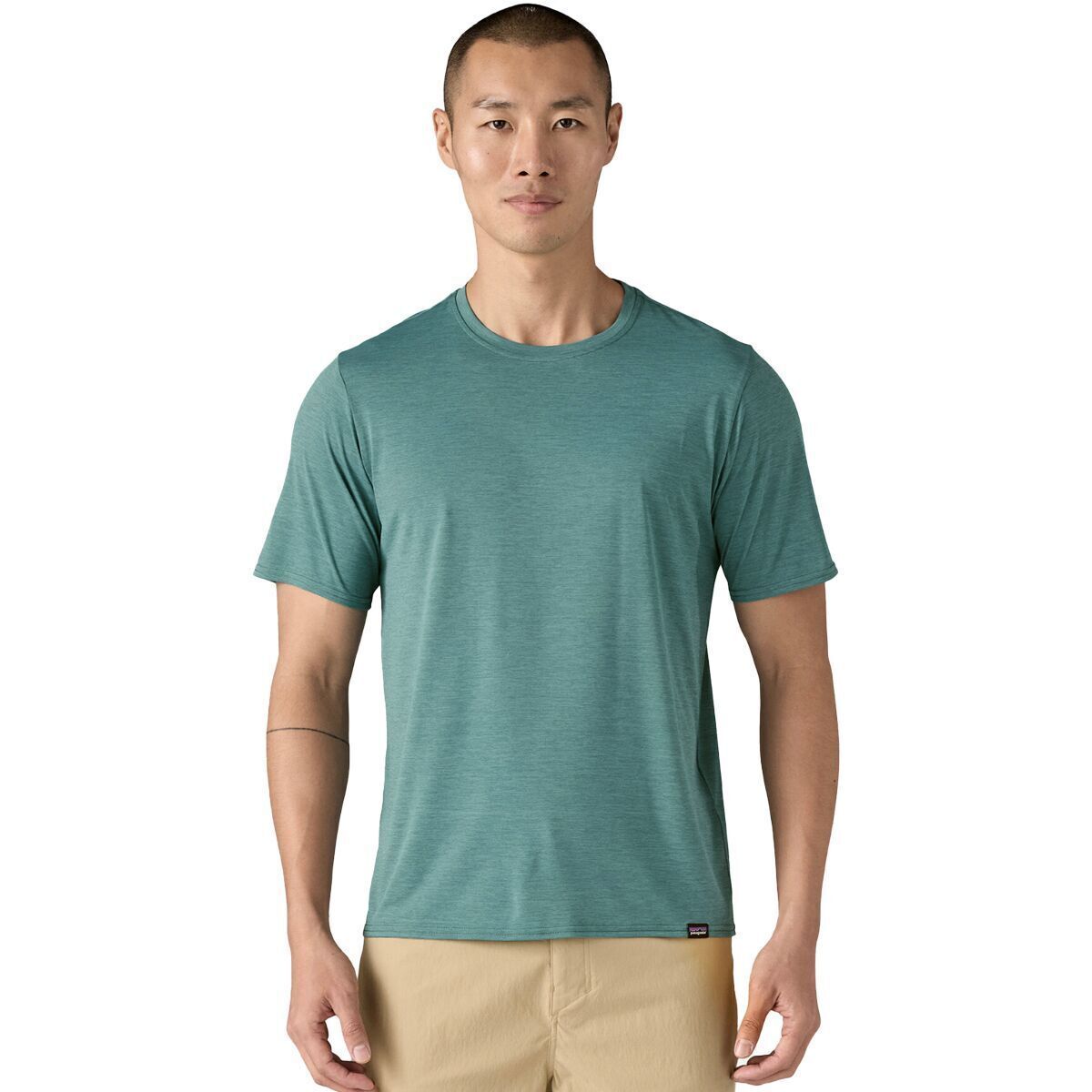 Patagonia Capilene Cool Daily Short-Sleeve Shirt - Men's Wetland Blue - Light Wetland Blue X-Dye, L