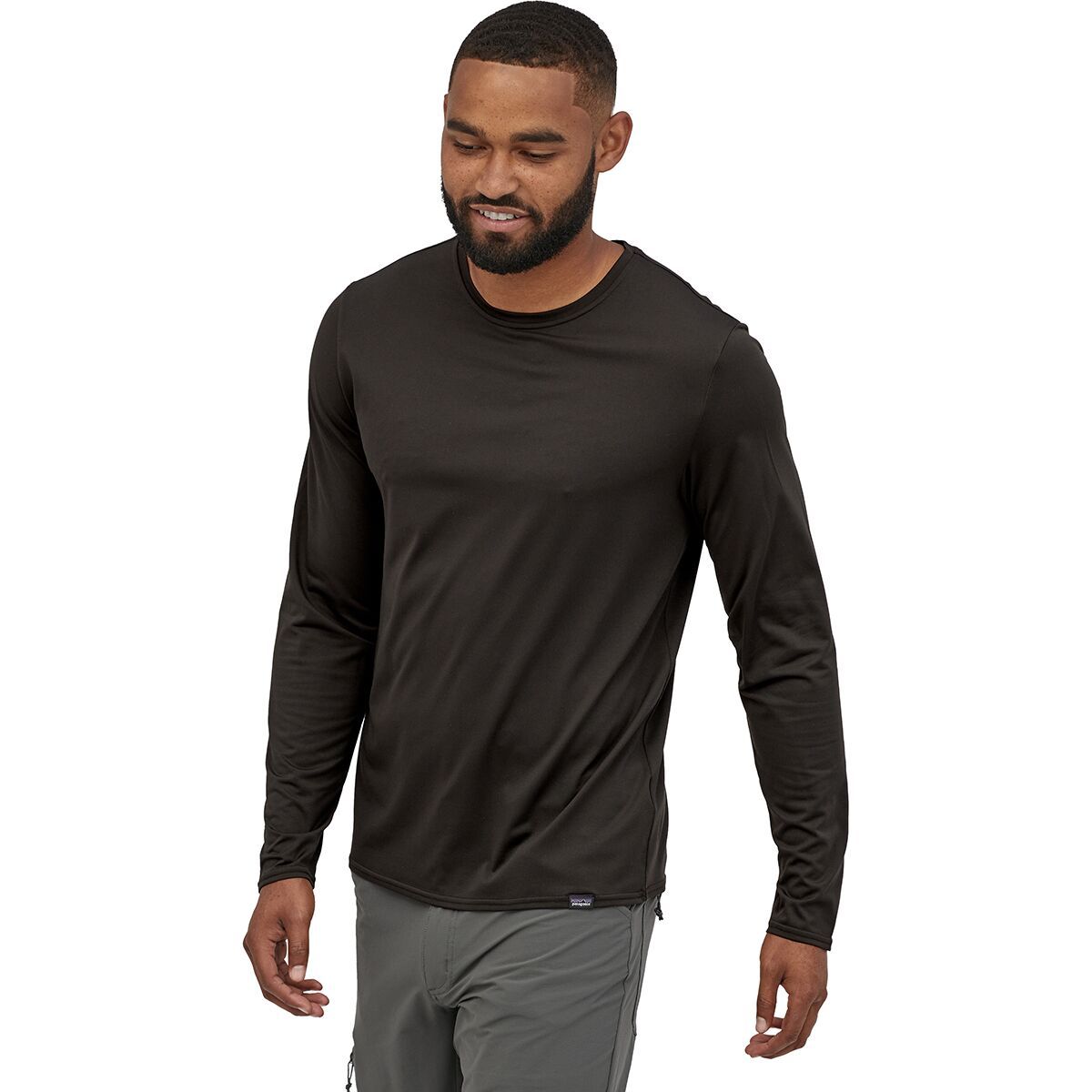 Patagonia Capilene Cool Daily Long-Sleeve Shirt - Men's Black, XS