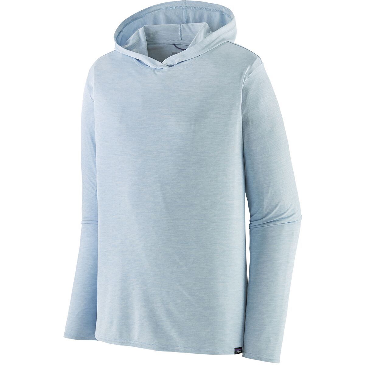 Image of Patagonia Capilene Cool Daily Hooded Shirt - Men's Fleck Blue, S