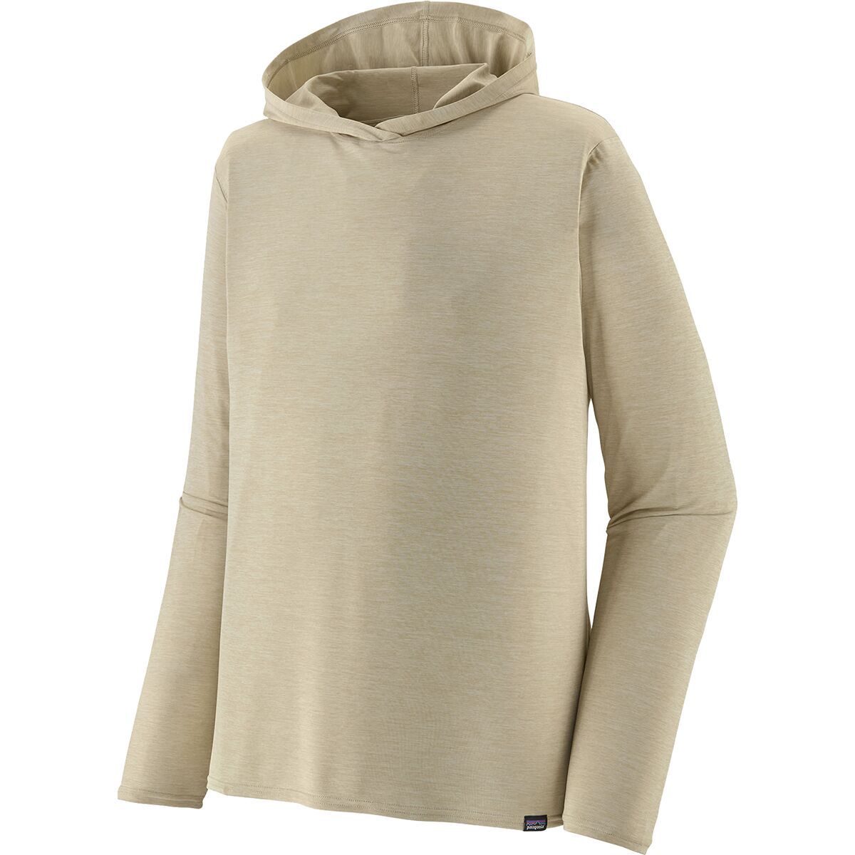 Image of Patagonia Capilene Cool Daily Hooded Shirt - Men's Pumice/Dyno White X-Dye, S