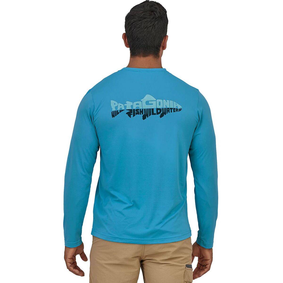 Patagonia Capilene Cool Daily Fish Graphic Long-Sleeve T-Shirt - Men's