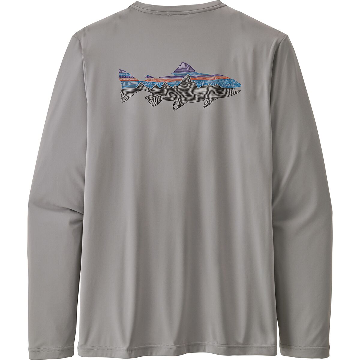 Patagonia Capilene Cool Daily Fish Graphic Long-Sleeve T-Shirt