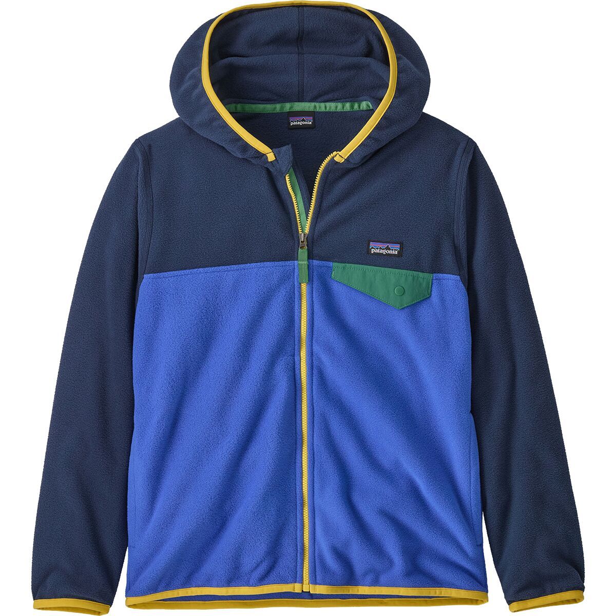 Image of Patagonia Micro D Snap-T Jacket - Boys' Eddy Blue, M