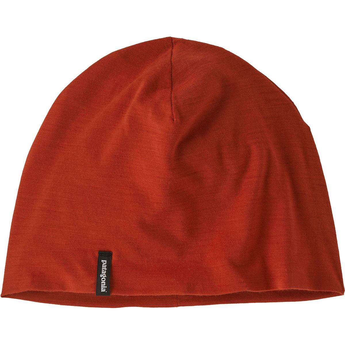 Image of Patagonia Overlook Merino Wool Liner Beanie Amanita Red, One Size