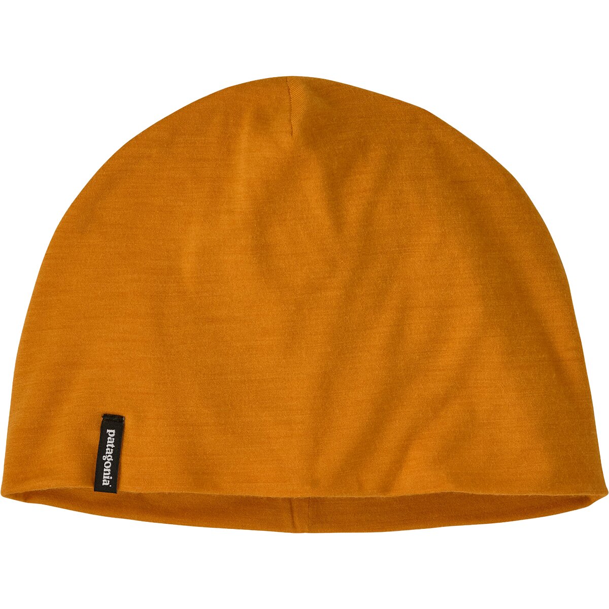 Image of Patagonia Overlook Merino Wool Liner Beanie Autumn Orange, One Size