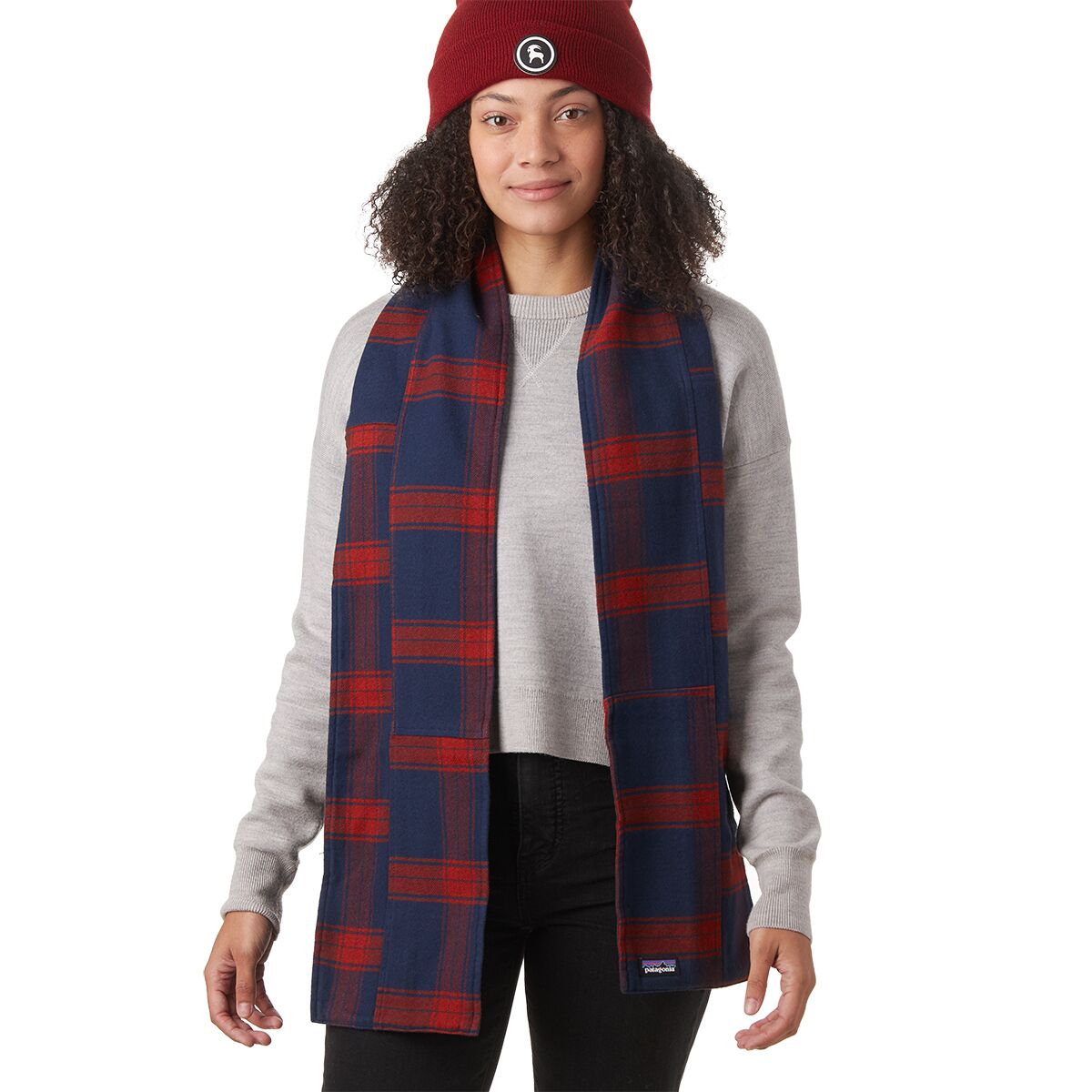 mens patchwork scarf