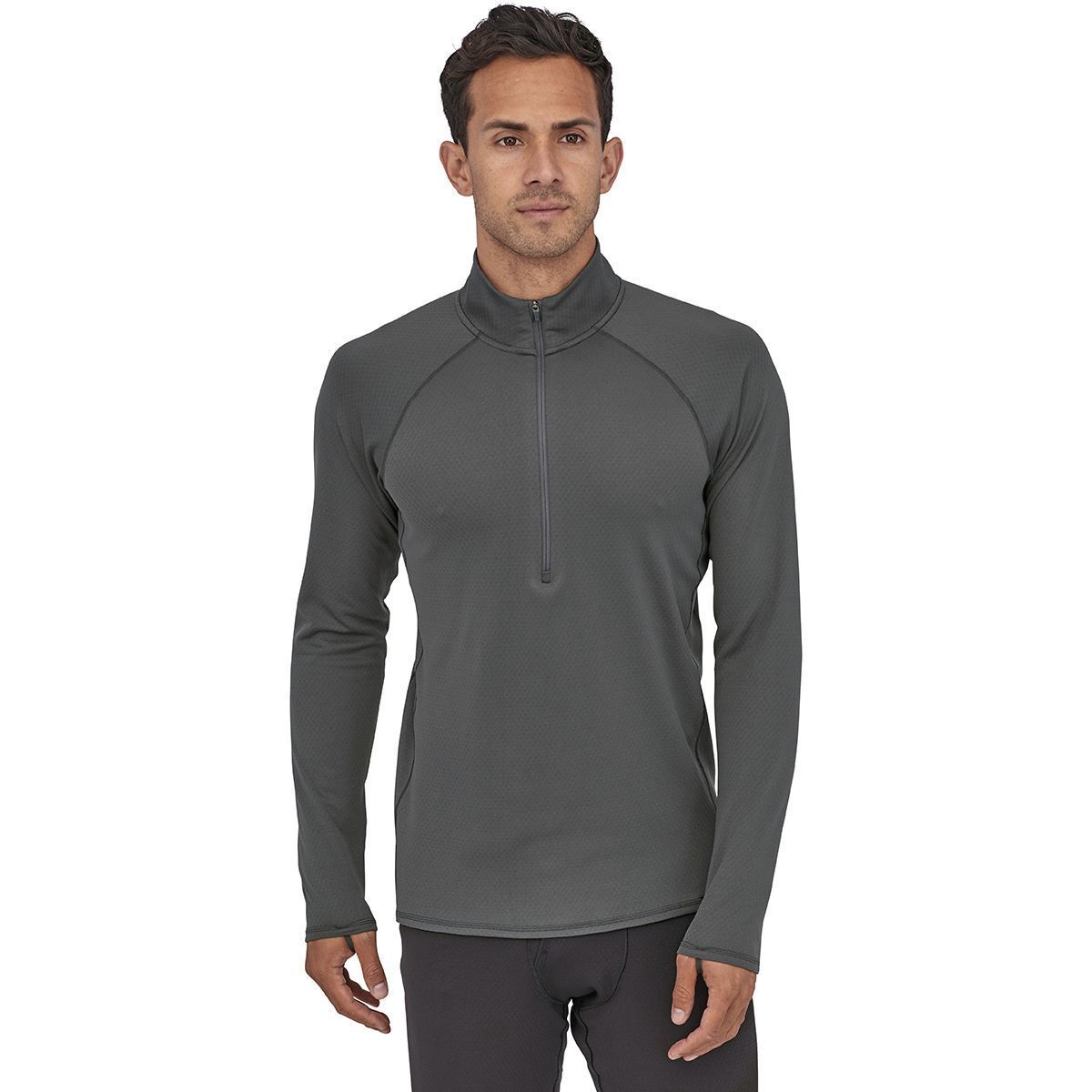 Patagonia Capilene Midweight Zip-Neck Top - Men's Forge Grey, S