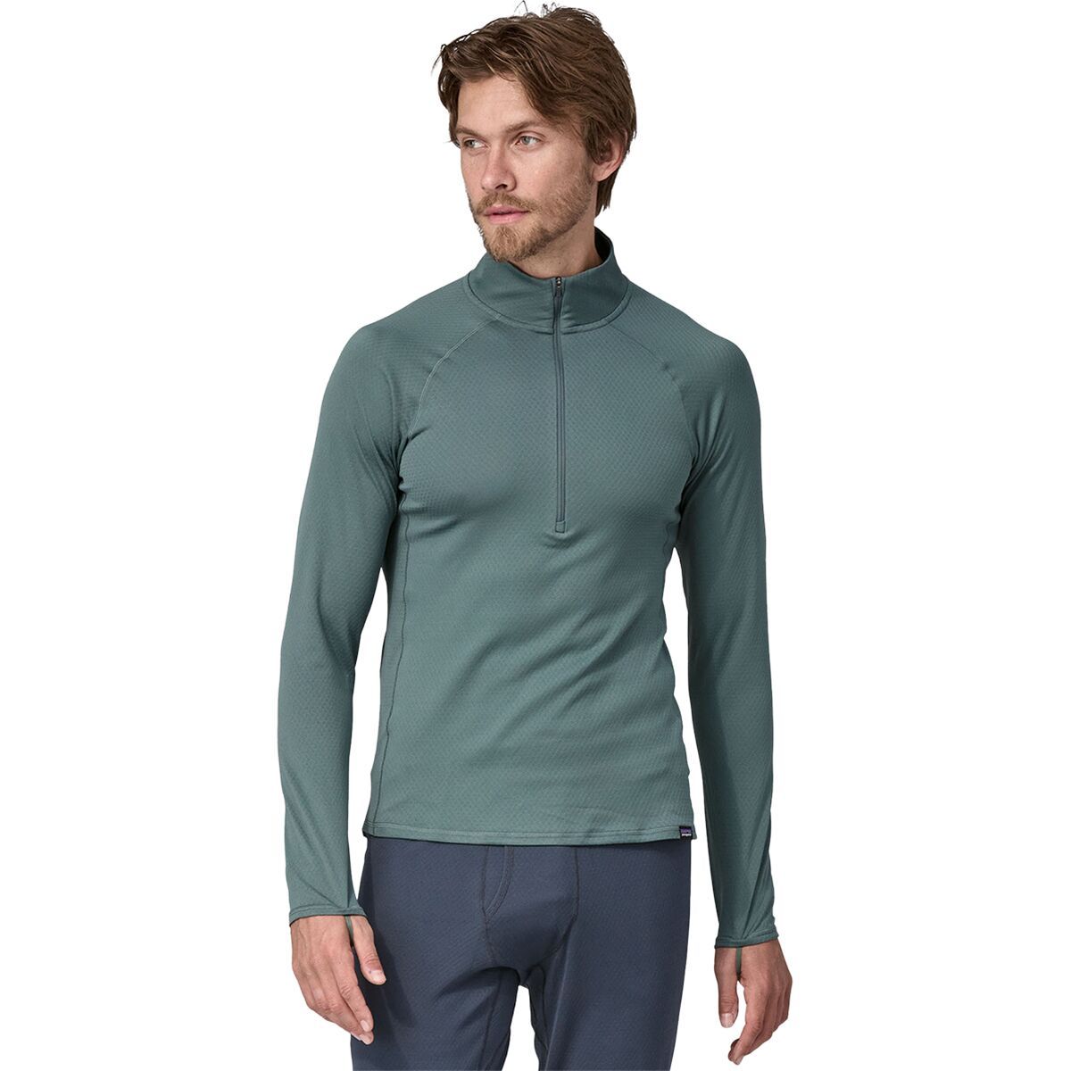 Patagonia Capilene Midweight Zip-Neck Top - Men's Nouveau Green, XXL
