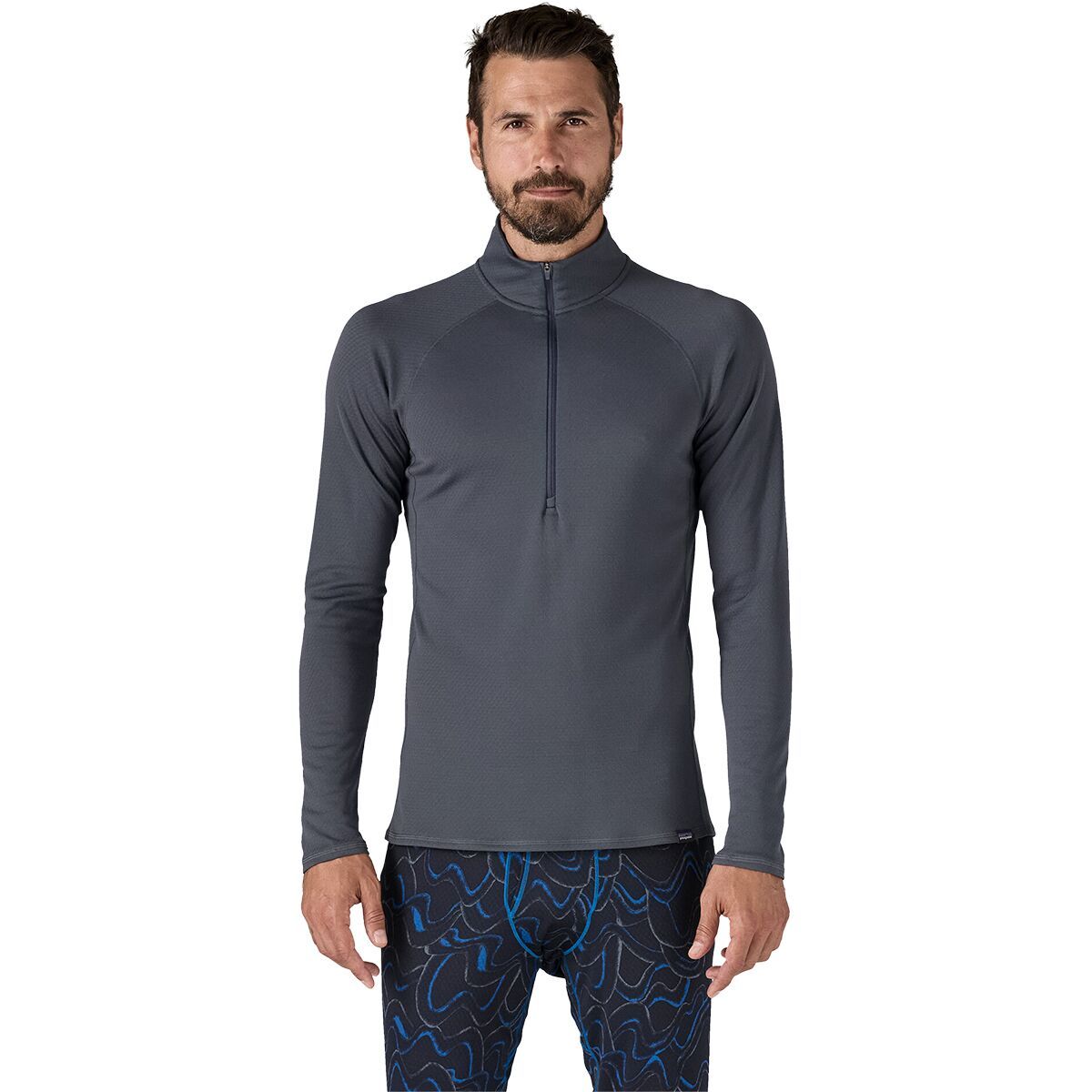 Patagonia Patagonia Capilene Midweight Zip-Neck Top - Men's Smolder Blue, L