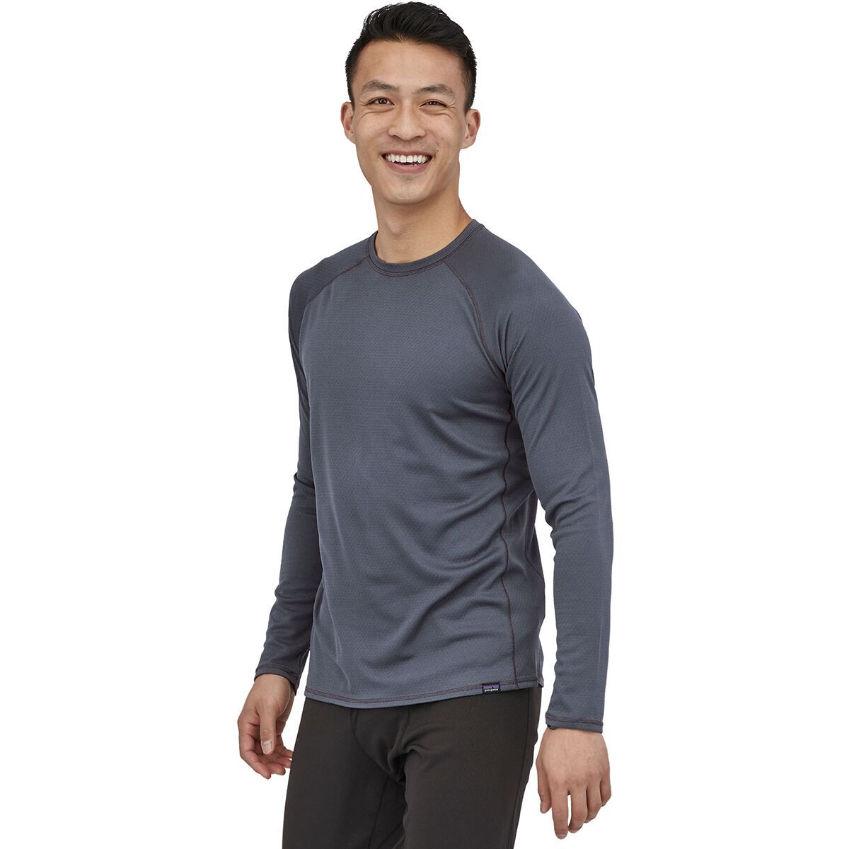 Image of Patagonia Capilene Midweight Crew Top - Men's Smolder Blue, S