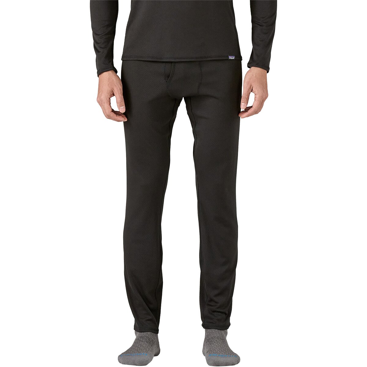 Image of Patagonia Capilene Midweight Bottom - Men's Black, XXL