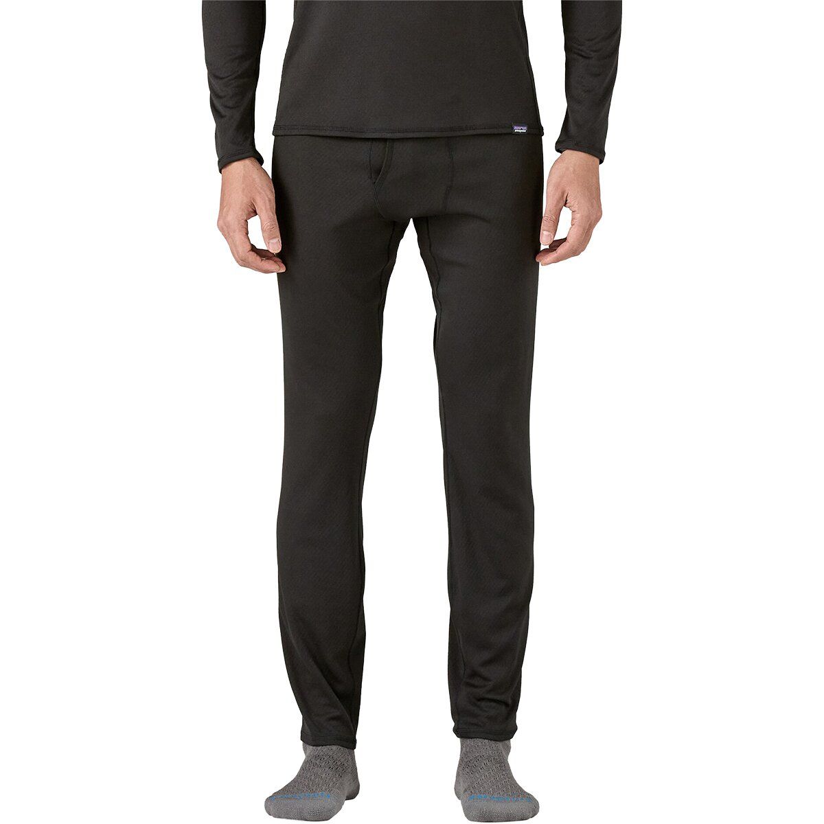 Image of Patagonia Capilene Midweight Bottom - Men's Black, XXL