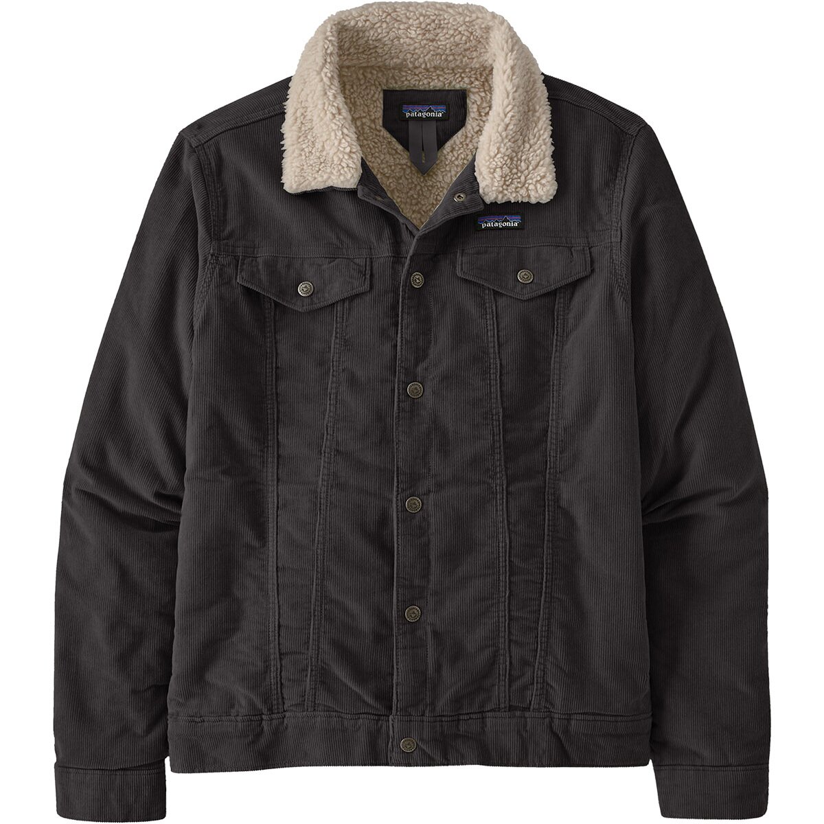 Image of Patagonia Pile-Lined Trucker Jacket - Men's Ink Black, S