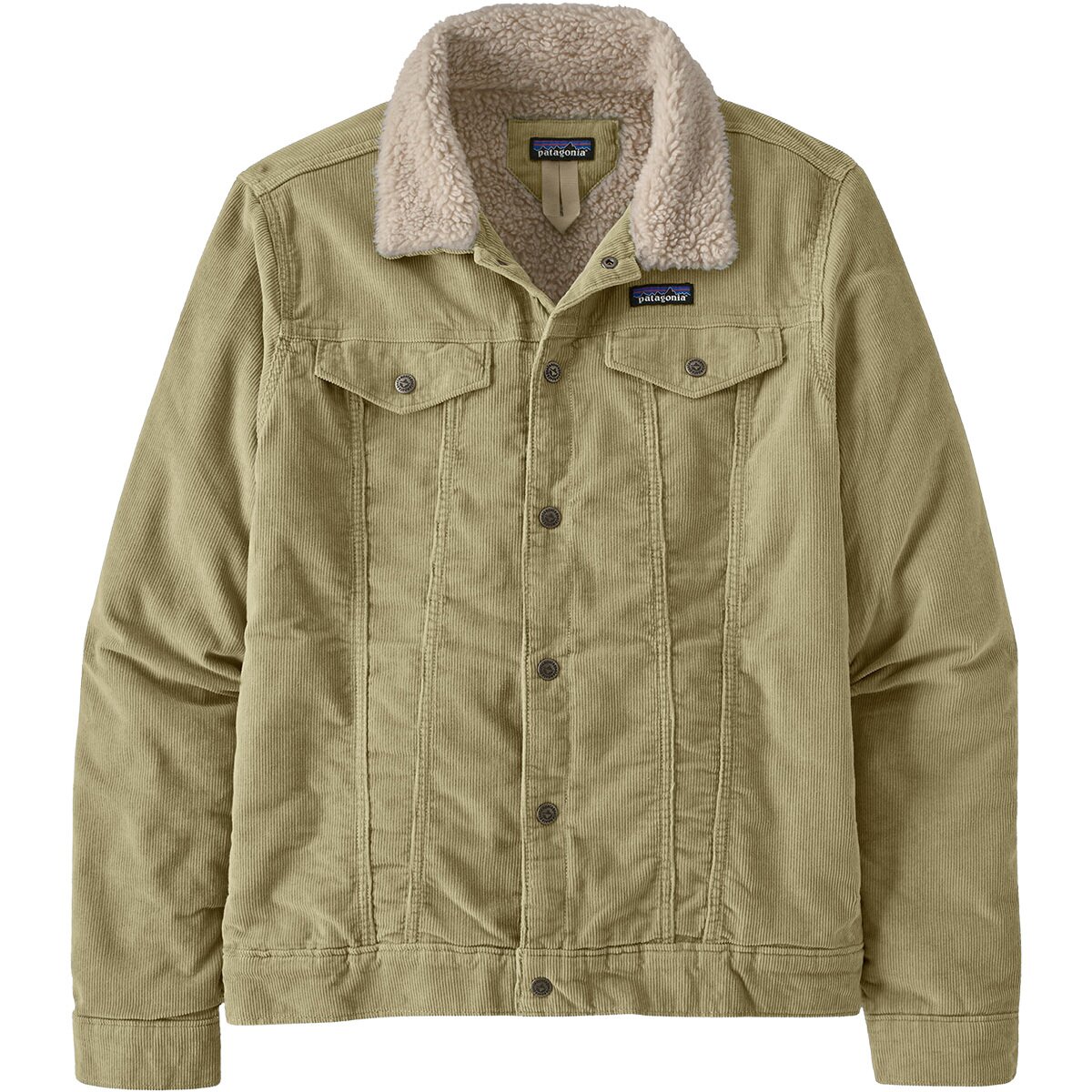 Image of Patagonia Pile-Lined Trucker Jacket - Men's Weathered Stone, M