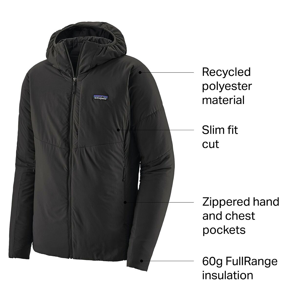 Patagonia Nano-Air Insulated Hooded Jacket - Men's - Clothing