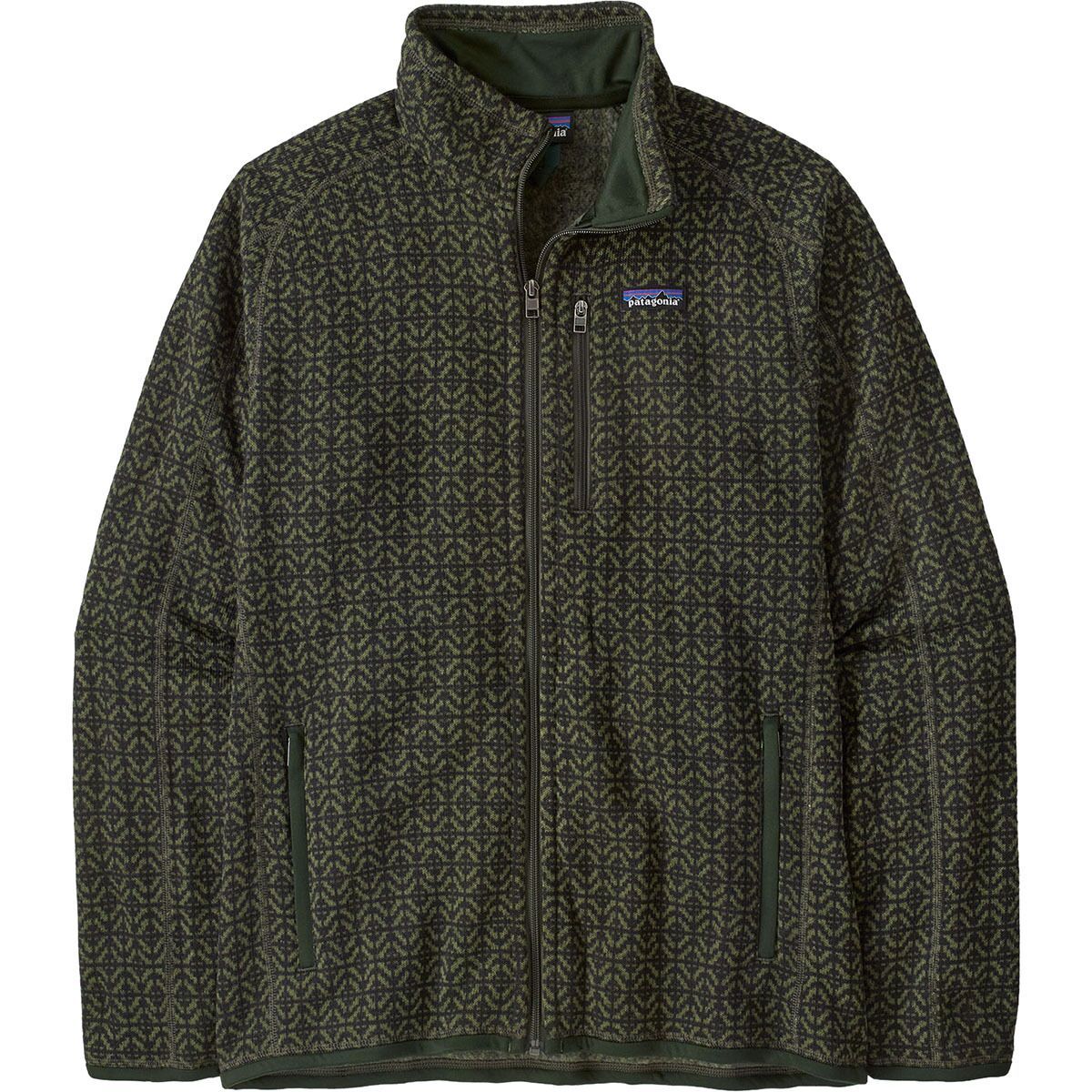 Image of Patagonia Better Sweater Fleece Jacket - Men's Scales: Old Growth Green, XXL