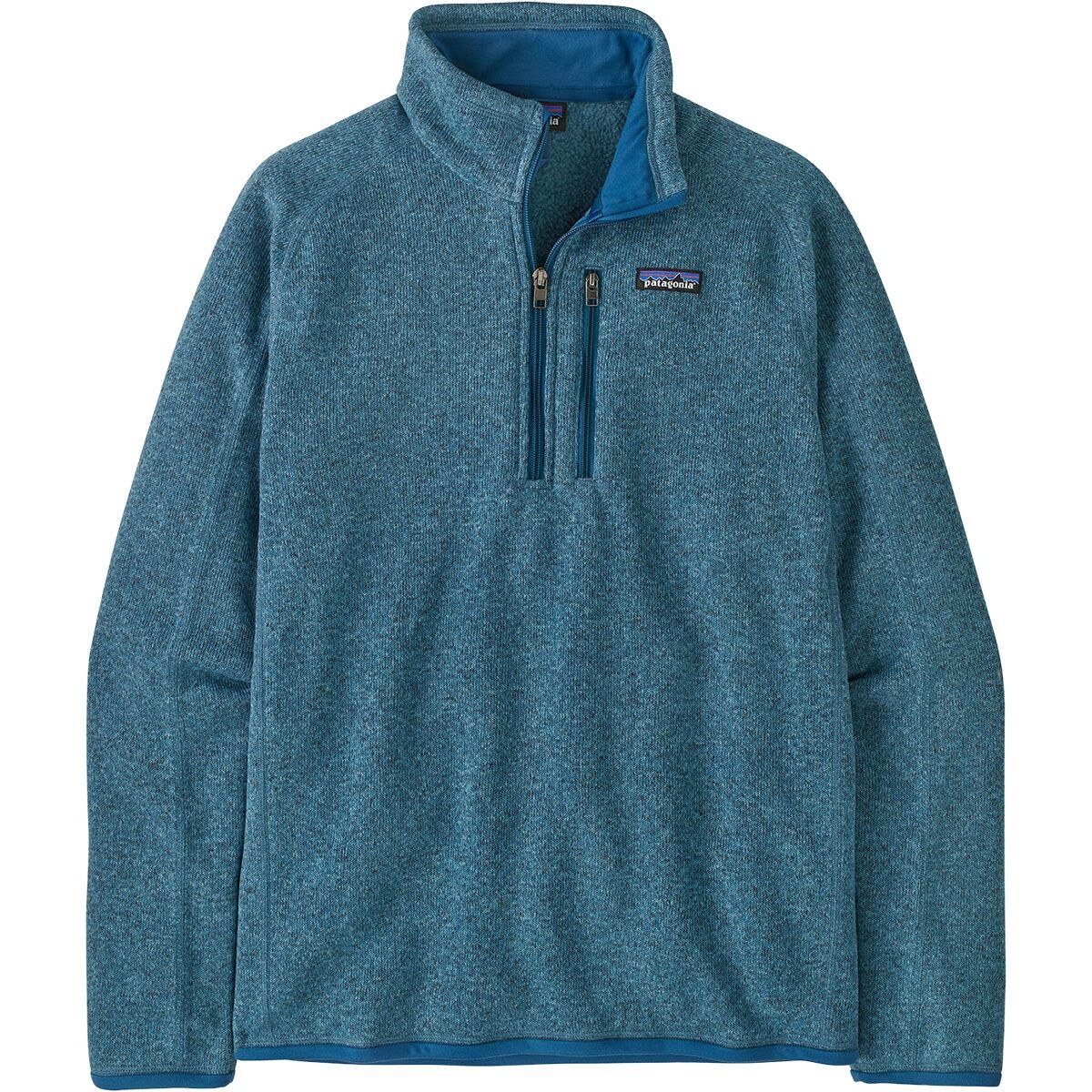 Image of Patagonia Better Sweater 1/4-Zip Fleece Jacket - Men's Aquatic Blue, M