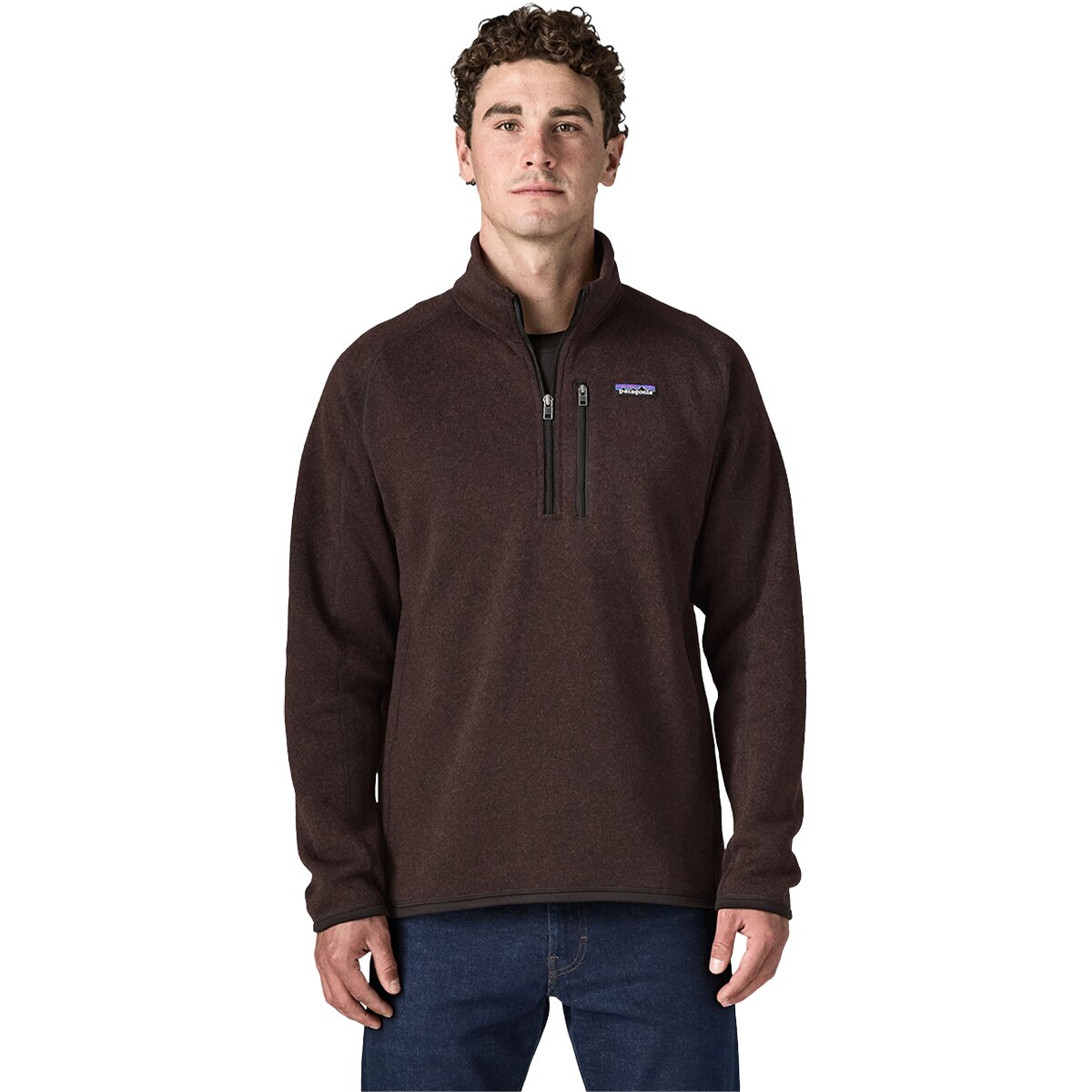 Image of Patagonia Better Sweater 1/4-Zip Fleece Jacket - Men's Den Brown, S