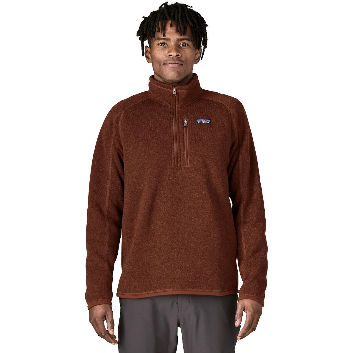 Image of Patagonia Better Sweater 1/4-Zip Fleece Jacket - Men's Dried Vanilla, S