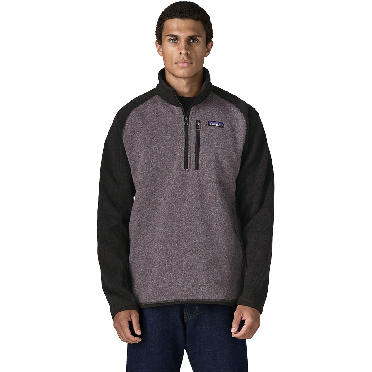 Image of Patagonia Better Sweater 1/4-Zip Fleece Jacket - Men's May Grey, XXL